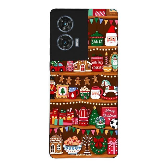 Θήκη Sonique It's Christmas Time Series για Motorola Edge 50 Fusion 5G Santa Cookies