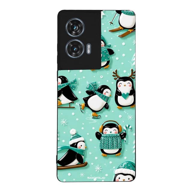 Θήκη Sonique It's Christmas Time Series για Motorola Edge 50 Fusion 5G Sweet Penguin
