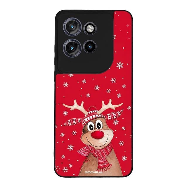 Θήκη Sonique It's Christmas Time Series για Motorola Edge 50 Neo 5G / Edge 60 Neo 5G Ρούντολφ