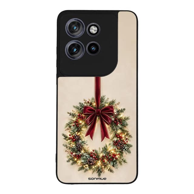 Θήκη Sonique It's Christmas Time Series για Motorola Edge 50 Neo 5G / Edge 60 Neo 5G Στεφάνι