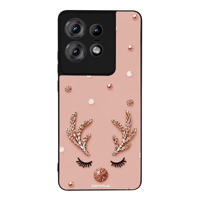 Θήκη Sonique It's Christmas Time Series για Motorola Edge 50 Pro 5G Glitter Reindeer