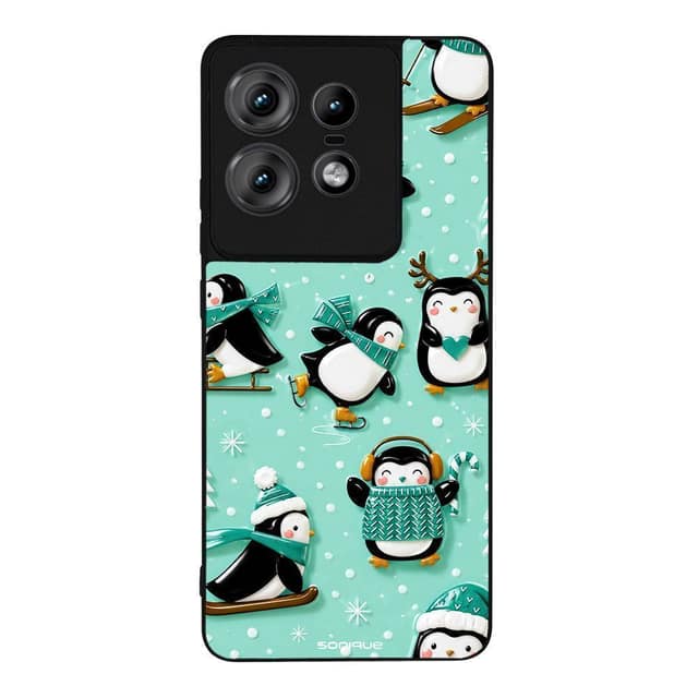 Θήκη Sonique It's Christmas Time Series για Motorola Edge 50 Pro 5G Sweet Penguin