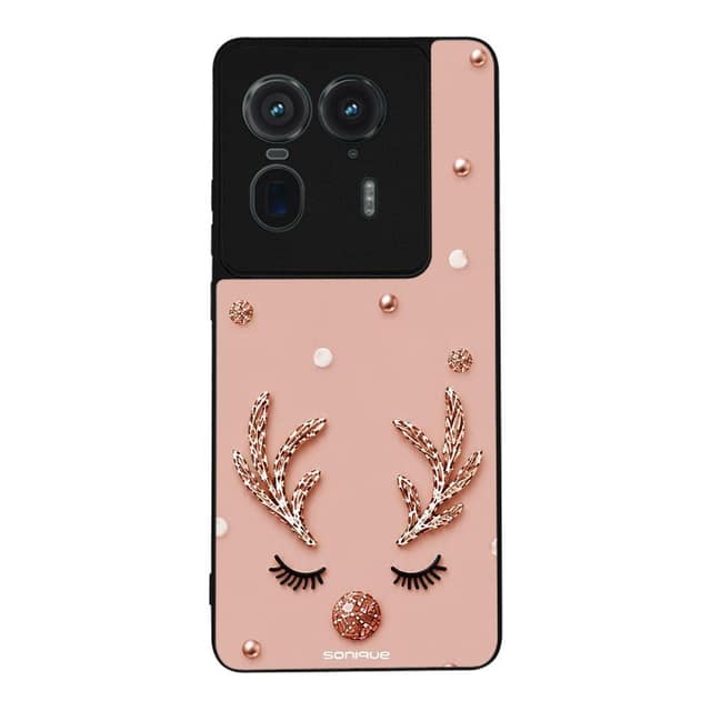 Θήκη Sonique It's Christmas Time Series για Motorola Edge 50 Ultra Glitter Reindeer