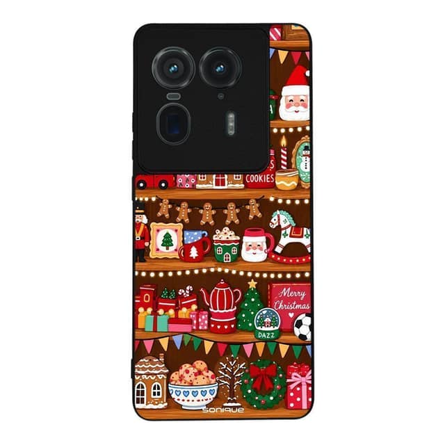 Θήκη Sonique It's Christmas Time Series για Motorola Edge 50 Ultra Santa Cookies