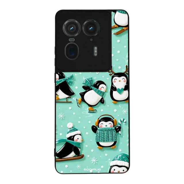 Θήκη Sonique It's Christmas Time Series για Motorola Edge 50 Ultra Sweet Penguin