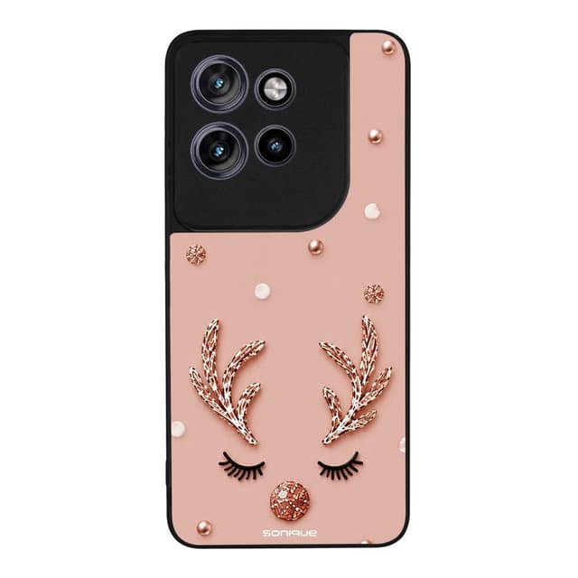 Θήκη Sonique It's Christmas Time Series για Motorola Edge 60 Neo 5G Glitter Reindeer