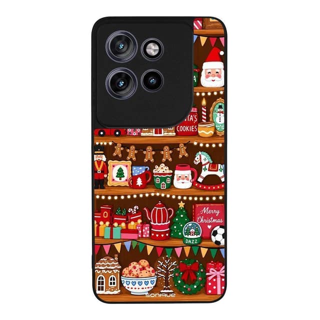 Θήκη Sonique It's Christmas Time Series για Motorola Edge 60 Neo 5G Santa Cookies