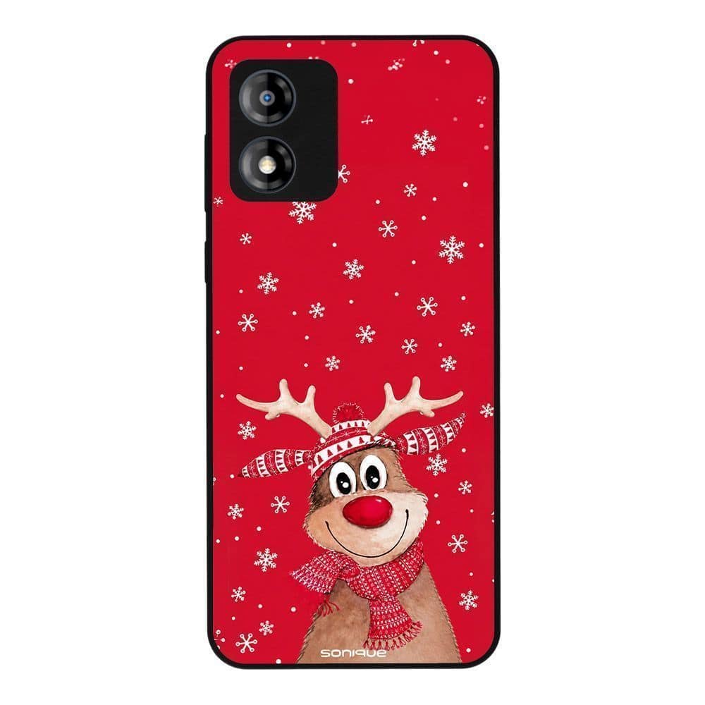 Θήκη Sonique It's Christmas Time Series για Motorola Moto E13 4G Ρούντολφ