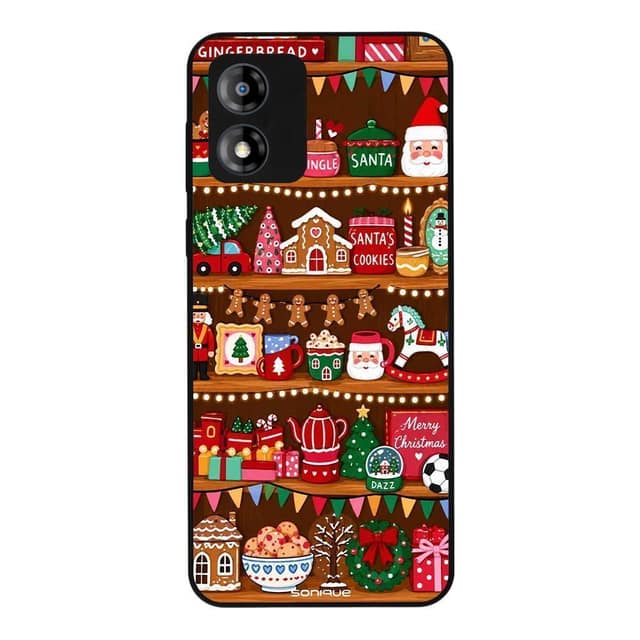 Θήκη Sonique It's Christmas Time Series για Motorola Moto E13 4G Santa Cookies