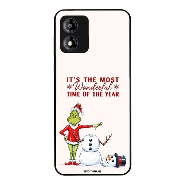 Θήκη Sonique It's Christmas Time Series για Motorola Moto E13 4G Wonderful Grinch