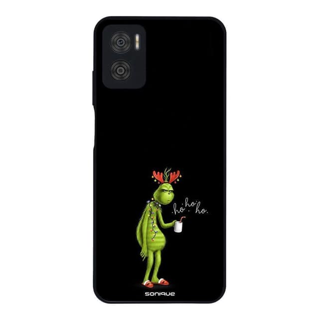 Θήκη Sonique It's Christmas Time Series για Motorola Moto E22 4G Grinch Ho Ho Ho