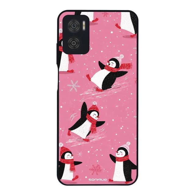 Θήκη Sonique It's Christmas Time Series για Motorola Moto E22 4G Pink Happiness