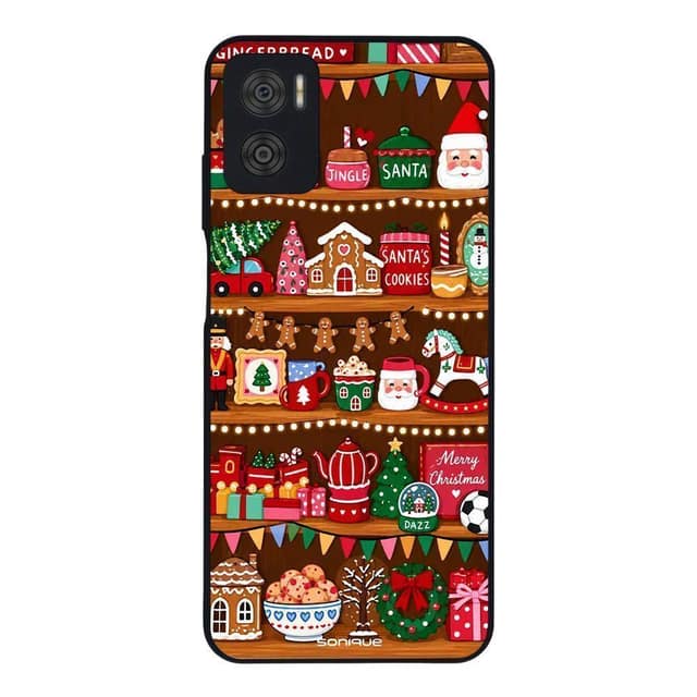 Θήκη Sonique It's Christmas Time Series για Motorola Moto E22 4G Santa Cookies