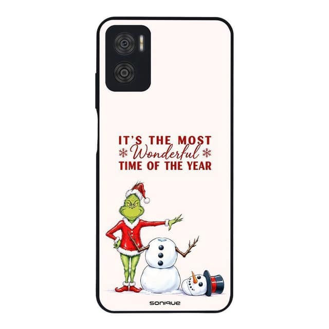 Θήκη Sonique It's Christmas Time Series για Motorola Moto E22 4G Wonderful Grinch