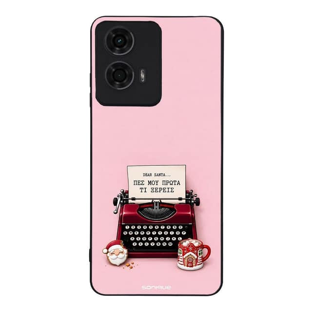 Θήκη Sonique It's Christmas Time Series για Motorola Moto G04 4G / Moto G04s 4G / Moto G24 4G / Moto G24 4G Power / Moto E14 4G Dear Santa – Female