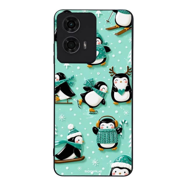 Θήκη Sonique It's Christmas Time Series για Motorola Moto G04 4G / Moto G04s 4G / Moto G24 4G / Moto G24 4G Power / Moto E14 4G Sweet Penguin