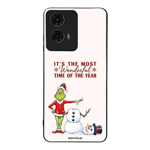 Θήκη Sonique It's Christmas Time Series για Motorola Moto G04 4G / Moto G04s 4G / Moto G24 4G / Moto G24 4G Power / Moto E14 4G Wonderful Grinch