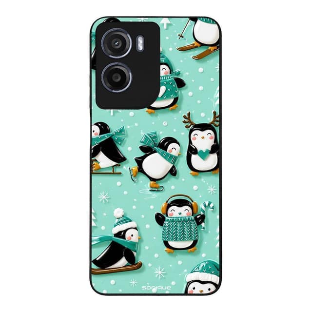 Θήκη Sonique It's Christmas Time Series για Motorola Moto G05 4G / Moto E15 4G Sweet Penguin