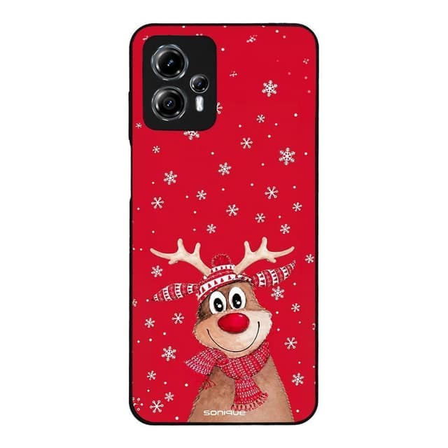 Θήκη Sonique It's Christmas Time Series για Motorola Moto G13 4G / Moto G23 4G Ρούντολφ