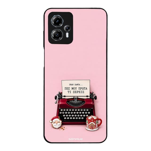 Θήκη Sonique It's Christmas Time Series για Motorola Moto G13 4G / Moto G23 4G Dear Santa – Female