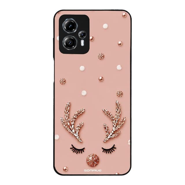 Θήκη Sonique It's Christmas Time Series για Motorola Moto G13 4G / Moto G23 4G Glitter Reindeer