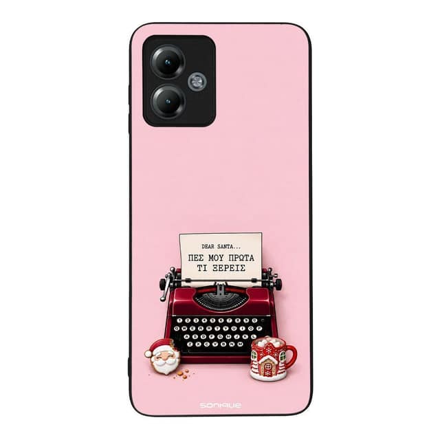 Θήκη Sonique It's Christmas Time Series για Motorola Moto G14 4G Dear Santa – Female