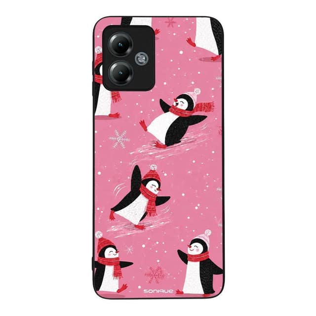 Θήκη Sonique It's Christmas Time Series για Motorola Moto G14 4G Pink Happiness
