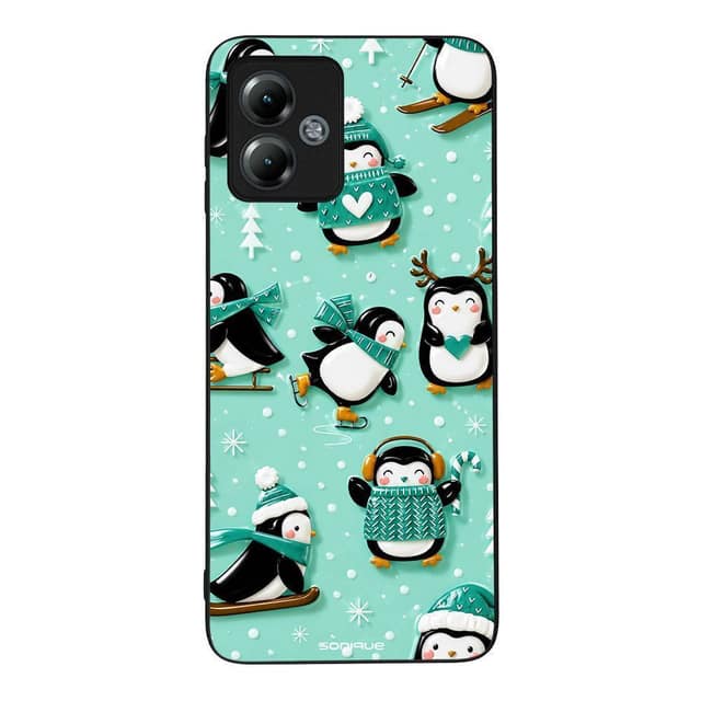 Θήκη Sonique It's Christmas Time Series για Motorola Moto G14 4G Sweet Penguin