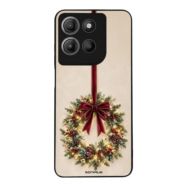 Θήκη Sonique It's Christmas Time Series για Motorola Moto G15 4G / Moto G15 Power / Moto G17 5G / Moto G17 Power 5G Στεφάνι