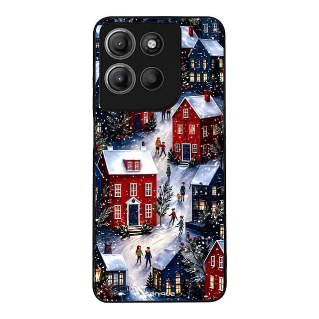 Θήκη Sonique It's Christmas Time Series για Motorola Moto G15 4G / Moto G15 Power / Moto G17 5G / Moto G17 Power 5G Christmas Village