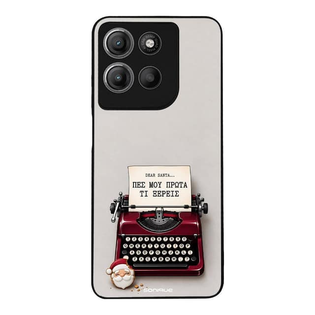 Θήκη Sonique It's Christmas Time Series για Motorola Moto G15 4G / Moto G15 Power / Moto G17 5G / Moto G17 Power 5G Dear Santa – Men