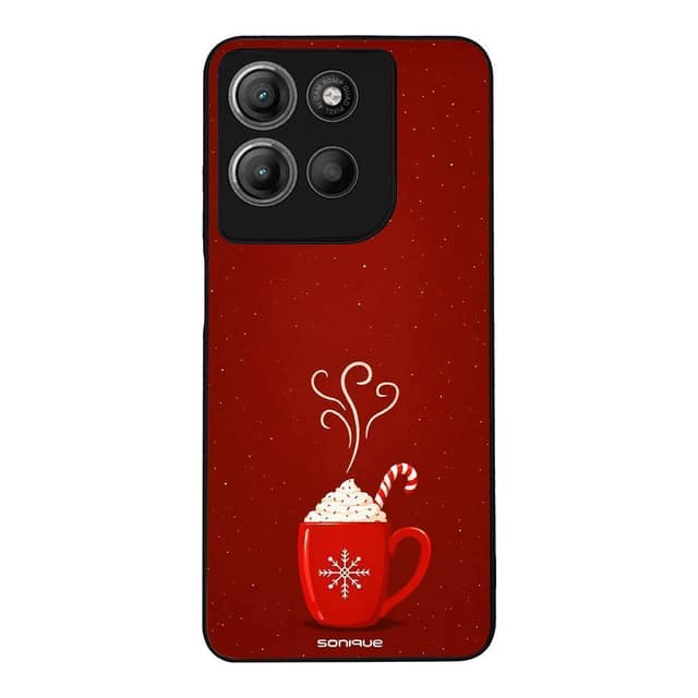 Θήκη Sonique It's Christmas Time Series για Motorola Moto G15 4G / Moto G15 Power / Moto G17 5G / Moto G17 Power 5G Hot Chocolate
