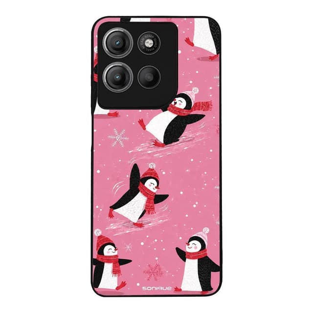 Θήκη Sonique It's Christmas Time Series για Motorola Moto G15 4G / Moto G15 Power / Moto G17 5G / Moto G17 Power 5G Pink Happiness