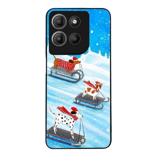 Θήκη Sonique It's Christmas Time Series για Motorola Moto G15 4G / Moto G15 Power / Moto G17 5G / Moto G17 Power 5G Snowy Day