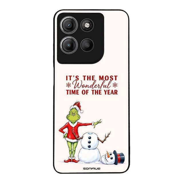 Θήκη Sonique It's Christmas Time Series για Motorola Moto G15 4G / Moto G15 Power / Moto G17 5G / Moto G17 Power 5G Wonderful Grinch
