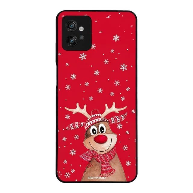 Θήκη Sonique It's Christmas Time Series για Motorola Moto G32 Ρούντολφ
