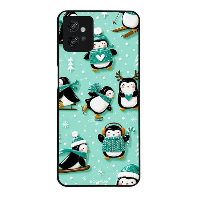 Θήκη Sonique It's Christmas Time Series για Motorola Moto G32 Sweet Penguin