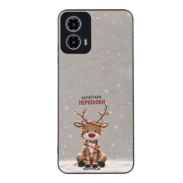 Θήκη Sonique It's Christmas Time Series για Motorola Moto G34 5G Περίπλοκη