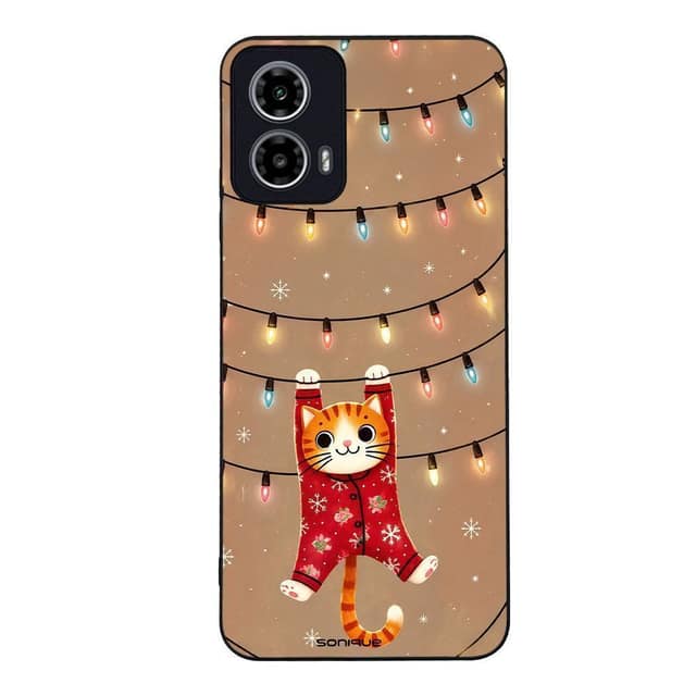 Θήκη Sonique It's Christmas Time Series για Motorola Moto G34 5G Blinding Lights