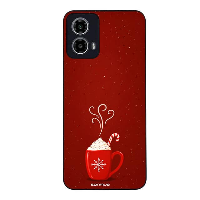 Θήκη Sonique It's Christmas Time Series για Motorola Moto G34 5G Hot Chocolate