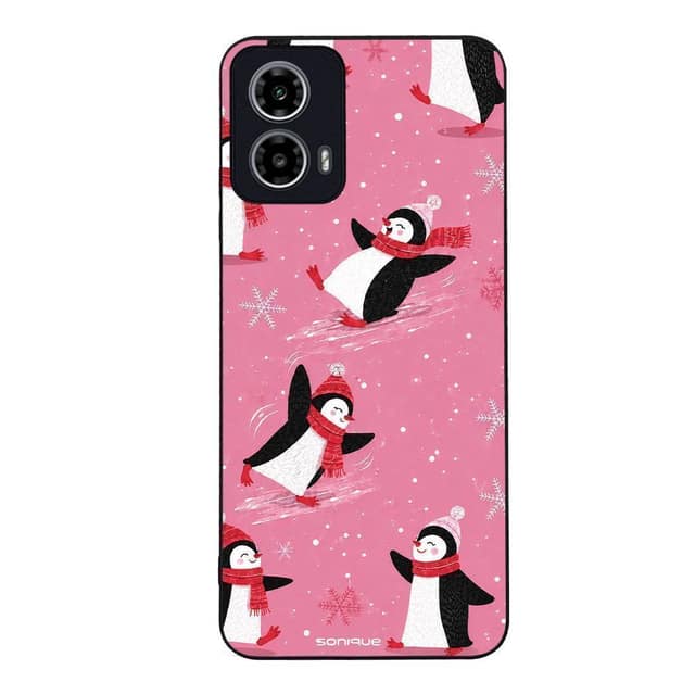 Θήκη Sonique It's Christmas Time Series για Motorola Moto G34 5G Pink Happiness