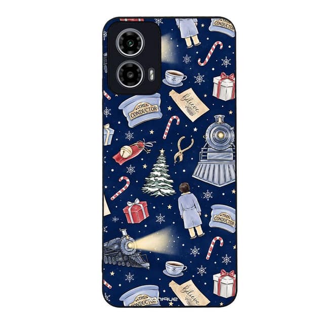 Θήκη Sonique It's Christmas Time Series για Motorola Moto G34 5G Polar Express