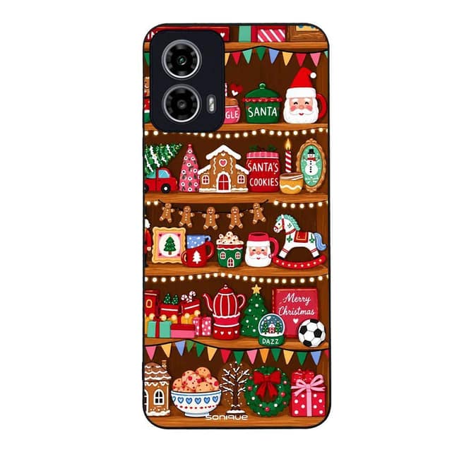 Θήκη Sonique It's Christmas Time Series για Motorola Moto G34 5G Santa Cookies
