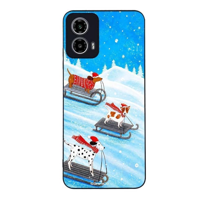 Θήκη Sonique It's Christmas Time Series για Motorola Moto G34 5G Snowy Day