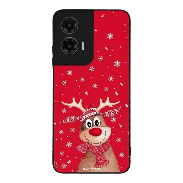 Θήκη Sonique It's Christmas Time Series για Motorola Moto G35 5G Ρούντολφ