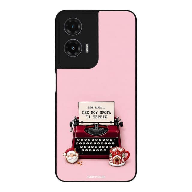 Θήκη Sonique It's Christmas Time Series για Motorola Moto G35 5G Dear Santa – Female