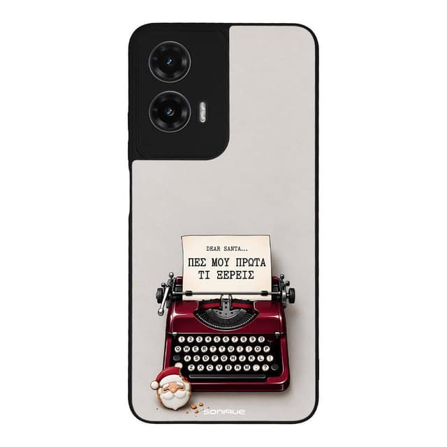 Θήκη Sonique It's Christmas Time Series για Motorola Moto G35 5G Dear Santa – Men