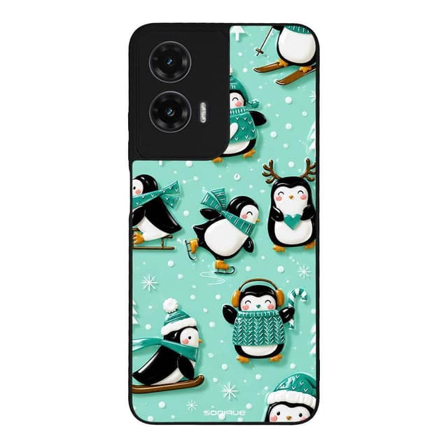 Θήκη Sonique It's Christmas Time Series για Motorola Moto G35 5G Sweet Penguin