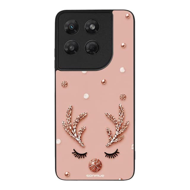 Θήκη Sonique It's Christmas Time Series για Motorola Moto G37 5G / Moto G37 Power 5G / Moto G47 5G Glitter Reindeer