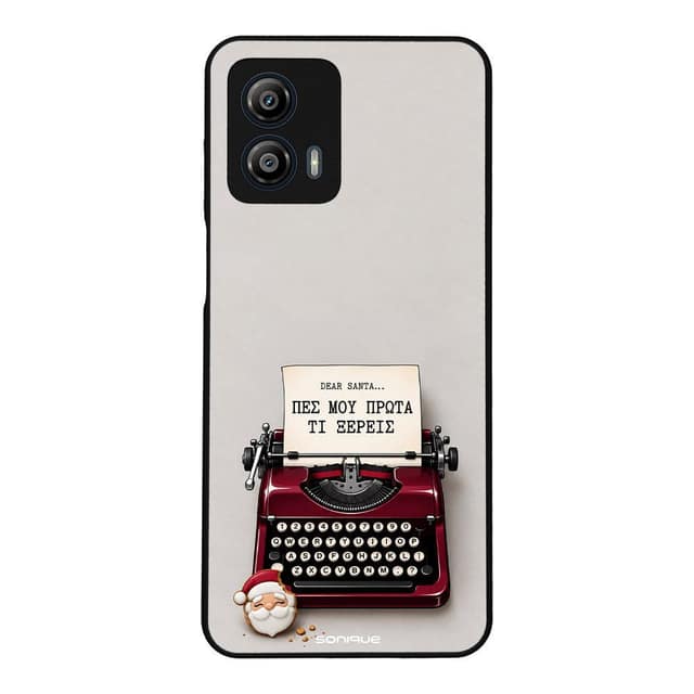 Θήκη Sonique It's Christmas Time Series για Motorola Moto G53 5G Dear Santa – Men